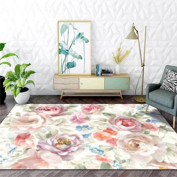 american pastoral light luxury watercolor flowers pink white blue bedroom bed living room corridor kitchen carpet carpets
american pastoral light luxury watercolor flowers pink white blue bedroom bed living room corridor kitchen carpet carpets