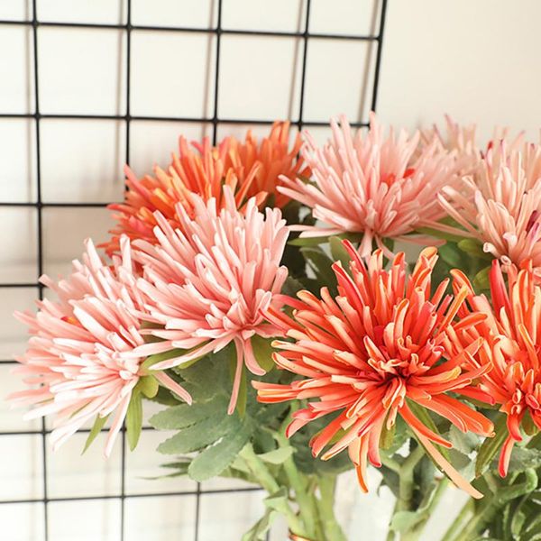 decorative flowers & wreaths crab claw chrysanthemum simulated flower artificial plants false living wedding decoration holding home f218
decorative flowers & wreaths crab claw chrysanthemum simulated flower artificial plants false living wedding decoration holding home f218