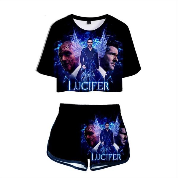 lucifer 3d two piece sets womens tracksuits cool fashion summer umbilical shirt casual set, Gray
lucifer 3d two piece sets womens tracksuits cool fashion summer umbilical shirt casual set, Gray