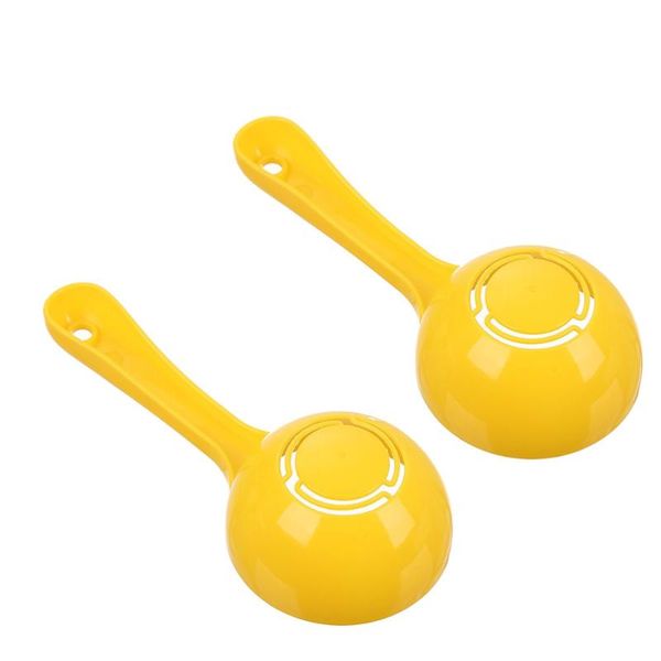 chopsticks 2pcs rice spoon durable for home (yellow)