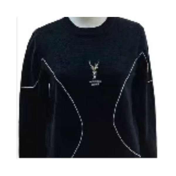 women's knits & tees popular logo round collar coat thick long sleeve autumn and winter fashion deer leisure, White
women's knits & tees popular logo round collar coat thick long sleeve autumn and winter fashion deer leisure, White