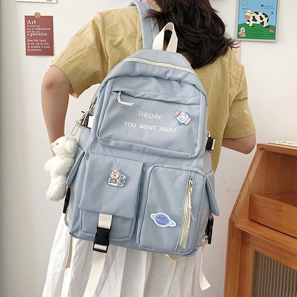school bags est fashion women female shoulders bagpack college girls schoolbag backpack kawaii lapbolsa mochila large nylon bag
school bags est fashion women female shoulders bagpack college girls schoolbag backpack kawaii lapbolsa mochila large nylon bag