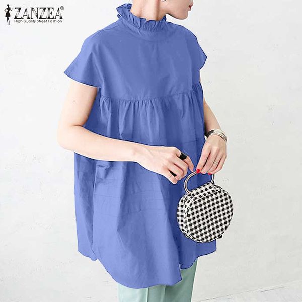 blouses women's sleeveless ruffle blouses 2021 stylish solid summer tank female casual pleatd blusas oversized tunic, White
blouses women's sleeveless ruffle blouses 2021 stylish solid summer tank female casual pleatd blusas oversized tunic, White