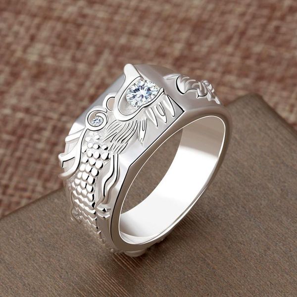 cluster rings s925 silver creative chinese dragon diamond ring men's domineering temperament light luxury niche design jewelry, Golden;silver
cluster rings s925 silver creative chinese dragon diamond ring men's domineering temperament light luxury niche design jewelry, Golden;silver