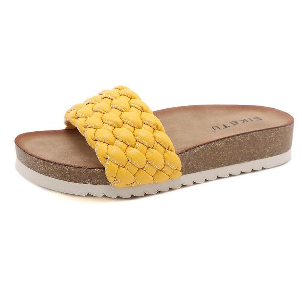 slippers cevabule woman 2021 summer women's woven comfortable non-slip sandals casual wear open-toed beach shoes ysk, Black
slippers cevabule woman 2021 summer women's woven comfortable non-slip sandals casual wear open-toed beach shoes ysk, Black