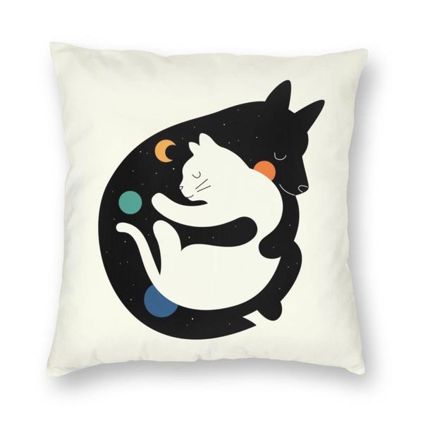 cushion/decorative pillow black and white cat pillowcase printed polyester cushion cover decor case bed square 45x45cm
cushion/decorative pillow black and white cat pillowcase printed polyester cushion cover decor case bed square 45x45cm