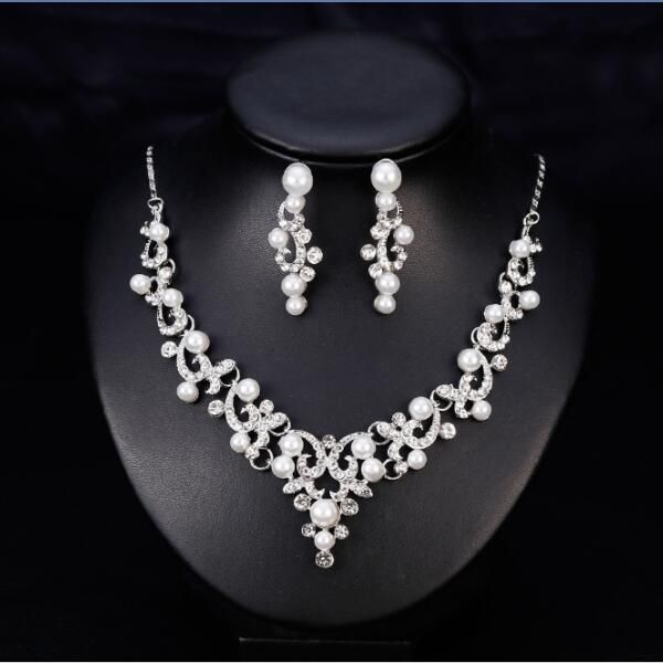 wedding jewelry set 2pcs set necklace earrings rhinestone bridal set necklace fashion china wholesales wedding accessories dhl, Silver
wedding jewelry set 2pcs set necklace earrings rhinestone bridal set necklace fashion china wholesales wedding accessories dhl, Silver