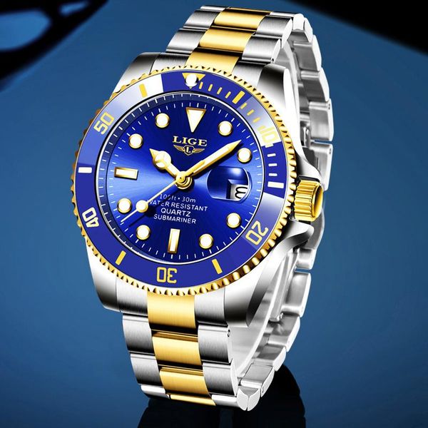 wristwatches lige mens watches business quartz watch men fashion stainless steel waterproof sport wristwatch reloj hombre, Slivery;brown
wristwatches lige mens watches business quartz watch men fashion stainless steel waterproof sport wristwatch reloj hombre, Slivery;brown