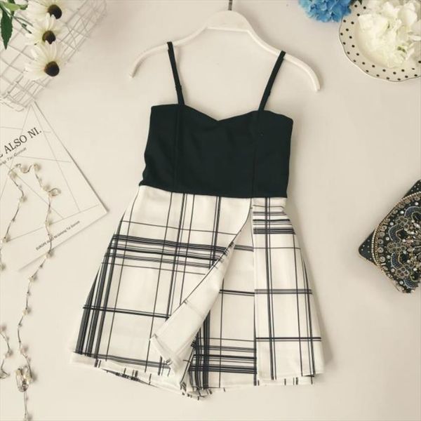 arrivals blending strap plaid womens rompers skinny low cut playsuits loose shorts skirt women casual slim beach suit, Black;white
arrivals blending strap plaid womens rompers skinny low cut playsuits loose shorts skirt women casual slim beach suit, Black;white