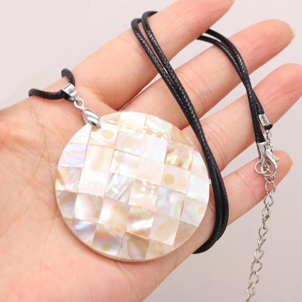 pendant necklaces natural shell alloy necklace round handmade crafts diy cute elegant sweater chain accessories making, Silver
pendant necklaces natural shell alloy necklace round handmade crafts diy cute elegant sweater chain accessories making, Silver
