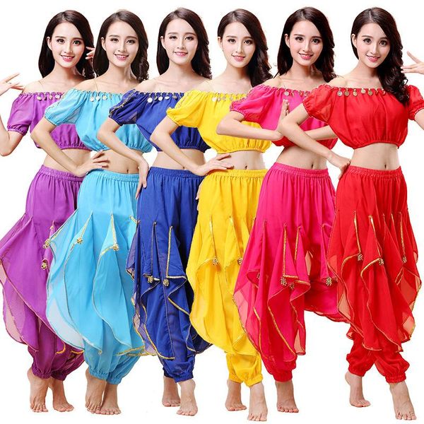 women belly dance costume set oriental bollywood dancing clothes stage performance wear, Black;red
women belly dance costume set oriental bollywood dancing clothes stage performance wear, Black;red