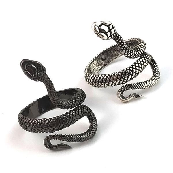 vintage punk dragon ring for men simple adjustable snake fashion personality gothic exaggerated jewelry gift cluster rings, Golden;silver
vintage punk dragon ring for men simple adjustable snake fashion personality gothic exaggerated jewelry gift cluster rings, Golden;silver