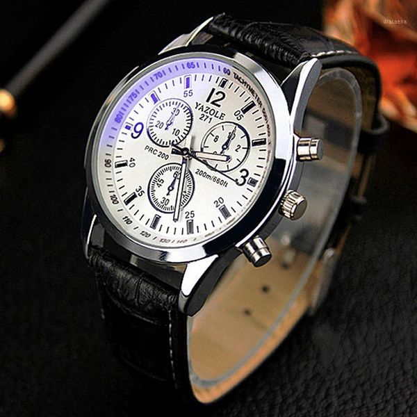 yazole watch for men business mens watches fashion blue glass surface quartz clock unique leisure wristwatches, Slivery;brown
yazole watch for men business mens watches fashion blue glass surface quartz clock unique leisure wristwatches, Slivery;brown