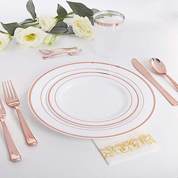 disposable rose gold edge plastic wedding cup party for birthday decoration of celebration and anniversaire decor dinnerware
disposable rose gold edge plastic wedding cup party for birthday decoration of celebration and anniversaire decor dinnerware