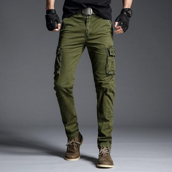 men's pants cargo men casual cotton mens fashion multi-pocket trousers straight plus size 24, Black
men's pants cargo men casual cotton mens fashion multi-pocket trousers straight plus size 24, Black