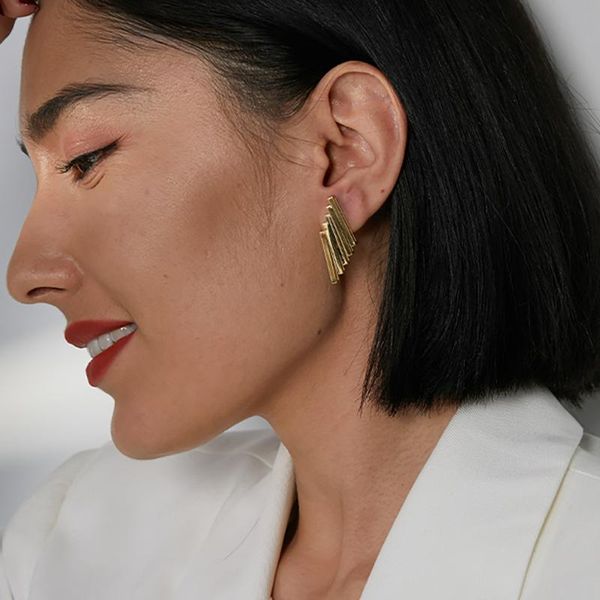 vintage geometric stainless steel stud earrings minimalist metal gold square for women bijoux femme 2021 brincos, Golden;silver
vintage geometric stainless steel stud earrings minimalist metal gold square for women bijoux femme 2021 brincos, Golden;silver