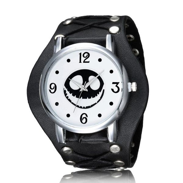 wristwatches cool men watch halloween motif the nightmare before christmas punk skeleton men's wrist watches quartz wristwatch for male, Slivery;brown
wristwatches cool men watch halloween motif the nightmare before christmas punk skeleton men's wrist watches quartz wristwatch for male, Slivery;brown