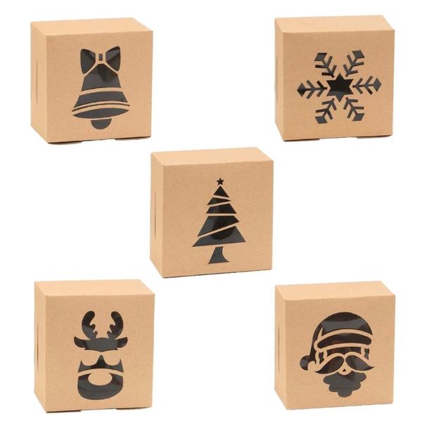 christmas decorations 5pcs 4 inch kraft paper candy boxes with clear window snowflake tree elk pattern bakery pastry cake container
christmas decorations 5pcs 4 inch kraft paper candy boxes with clear window snowflake tree elk pattern bakery pastry cake container