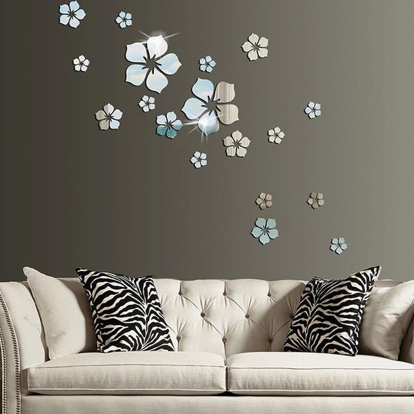 wall stickers 18pcs mirror flower sticker diy acrylic 3d tv background art mural decor bathroom home decoration
wall stickers 18pcs mirror flower sticker diy acrylic 3d tv background art mural decor bathroom home decoration
