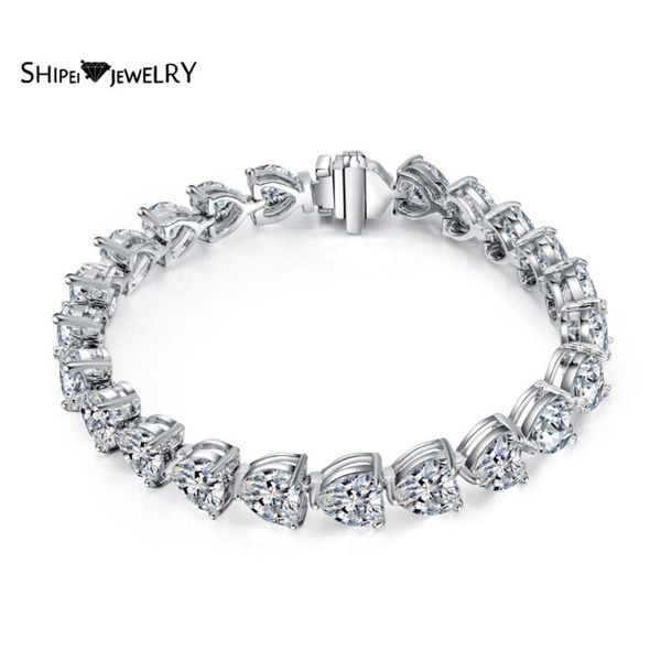 other bracelets shipei 925 sterling silver heart cut gemstone bracelet fine jewelry created moissanite wedding engagement charm bangle, Golden;silver
other bracelets shipei 925 sterling silver heart cut gemstone bracelet fine jewelry created moissanite wedding engagement charm bangle, Golden;silver