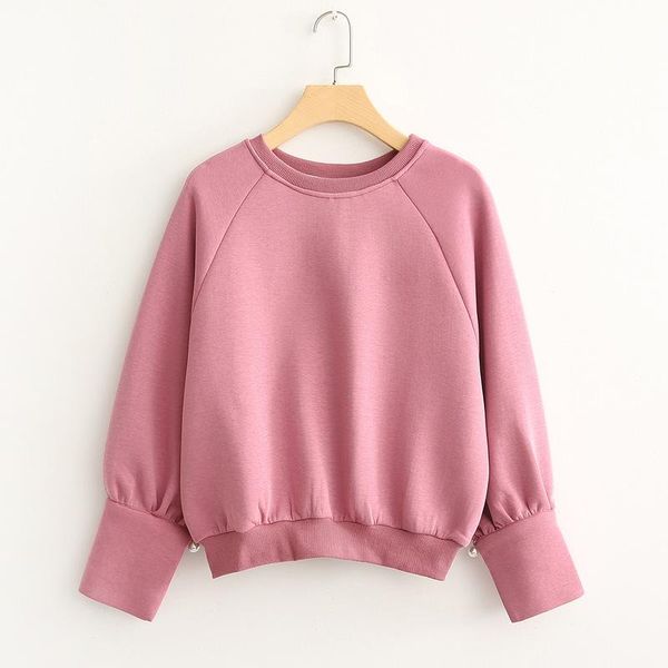 women's hoodies & sweatshirts spring autumn korean women solid color casual o neck long sleeve simple loose short student harajuku, Black
women's hoodies & sweatshirts spring autumn korean women solid color casual o neck long sleeve simple loose short student harajuku, Black