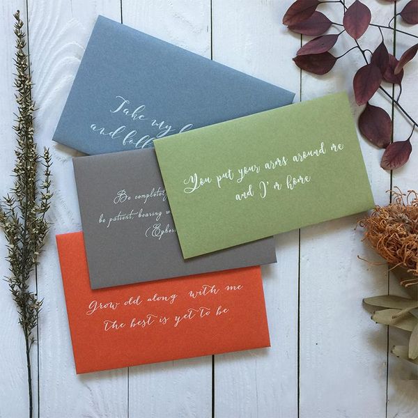 customized rough texture morandi color gray tone white printing wedding invitation envelope gift wrap
customized rough texture morandi color gray tone white printing wedding invitation envelope gift wrap
