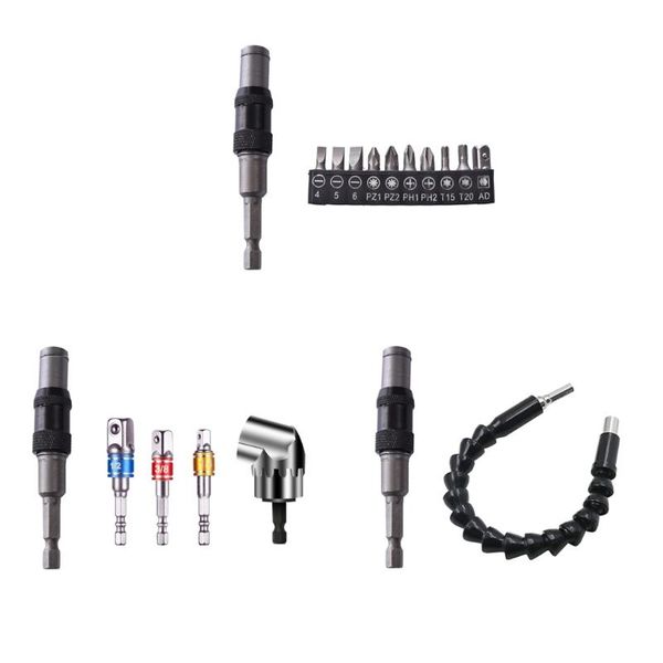 professional hand tool sets magnetic screwdriver bit holder for drill - pivoting tip , adjustable in 20 ° rotation mode
professional hand tool sets magnetic screwdriver bit holder for drill - pivoting tip , adjustable in 20 ° rotation mode