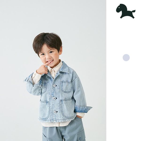 boys' coat korean version children's thin light blue short lapel multi pocket fashion handsome denim jacket 2021 spring jackets, Blue;gray
boys' coat korean version children's thin light blue short lapel multi pocket fashion handsome denim jacket 2021 spring jackets, Blue;gray