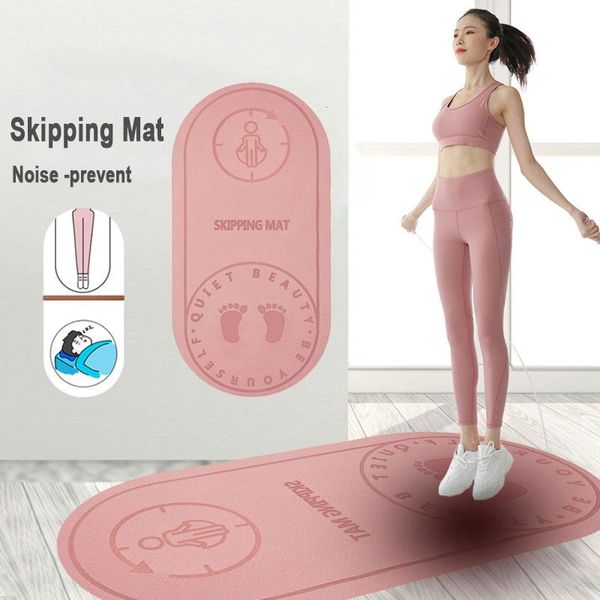 fitness jump rope mat exercise cushioning mute yoga mats sound insulation and absorption high density board anti-noise
fitness jump rope mat exercise cushioning mute yoga mats sound insulation and absorption high density board anti-noise