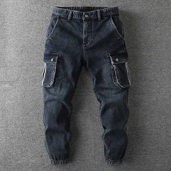 new fashion taper harem jeans mens casual denim pants cargo joggers trousers slim fit streetwear hip hop men clothing plus size, Blue
new fashion taper harem jeans mens casual denim pants cargo joggers trousers slim fit streetwear hip hop men clothing plus size, Blue