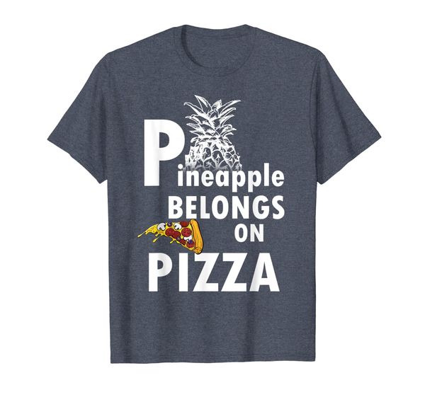 funny pineapple pizza t-shirt, White;black