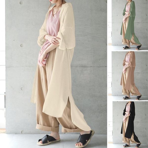 jacket vintage solid cardigan women's high split blouse 2021 casual long sleeve shirts female asymmetrical plus size tunic, Black;brown
jacket vintage solid cardigan women's high split blouse 2021 casual long sleeve shirts female asymmetrical plus size tunic, Black;brown