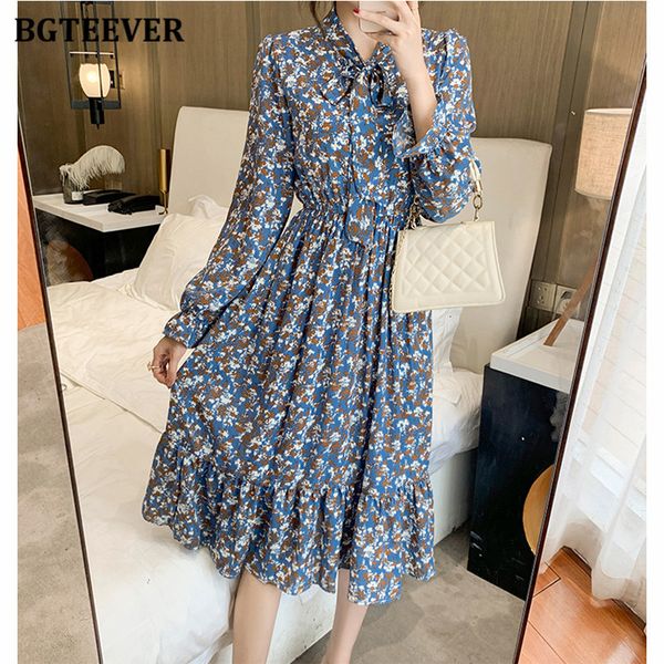 dresses new elegant spring chiffon for women bow neck floral print female dress 2021 summer flare sleeve a-line vestidos tpbc, Black;gray
dresses new elegant spring chiffon for women bow neck floral print female dress 2021 summer flare sleeve a-line vestidos tpbc, Black;gray