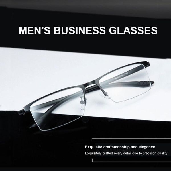 fashion sunglasses frames men titanium alloy glasses frame ultralight male square myopia prescription classic half eyeglasses eye eyewear, Black
fashion sunglasses frames men titanium alloy glasses frame ultralight male square myopia prescription classic half eyeglasses eye eyewear, Black
