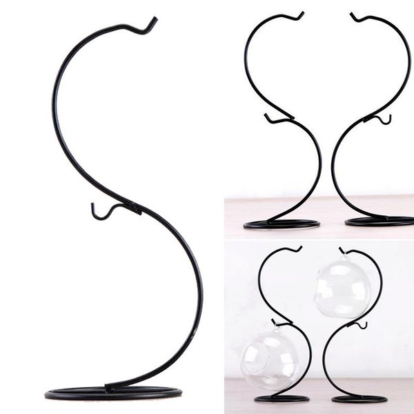 vases s shape plant glass vase iron hanging stand holder home garden decoration 
vases s shape plant glass vase iron hanging stand holder home garden decoration