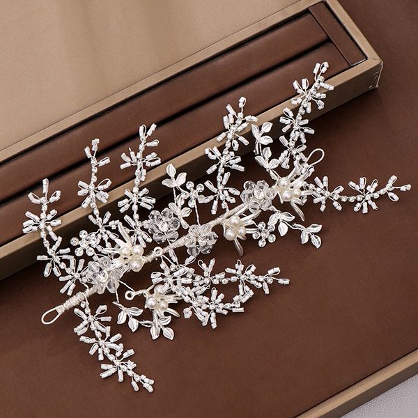 silver color crystal pearl wedding headband tiara bridal headpiece hairband head hair jewelry wedding hair accessories handmadedio chan cont, Golden;white
silver color crystal pearl wedding headband tiara bridal headpiece hairband head hair jewelry wedding hair accessories handmadedio chan cont, Golden;white