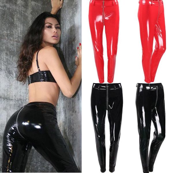 women's pants & capris women ladies pu leather long zipper high waist stretch pencil pant trousers, Black;white
women's pants & capris women ladies pu leather long zipper high waist stretch pencil pant trousers, Black;white