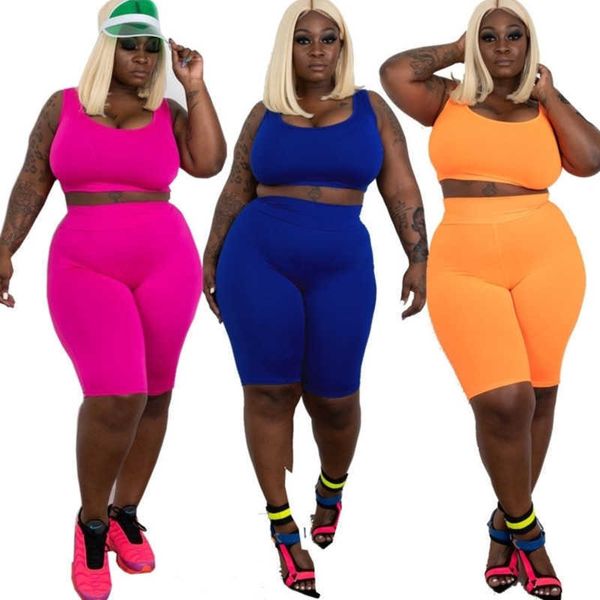 2022 selling large womens versatile new style elastic vest shorts two piece sets fashion casual summer solid color slim sportswear suit, Gray
2022 selling large womens versatile new style elastic vest shorts two piece sets fashion casual summer solid color slim sportswear suit, Gray