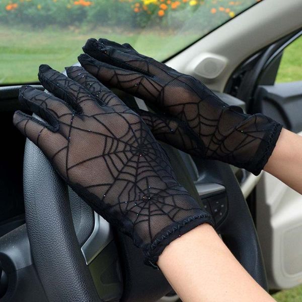 five fingers gloves fashion summer female full finger short lace women driving spider web pattern sun anti-uv black, Blue;gray
five fingers gloves fashion summer female full finger short lace women driving spider web pattern sun anti-uv black, Blue;gray