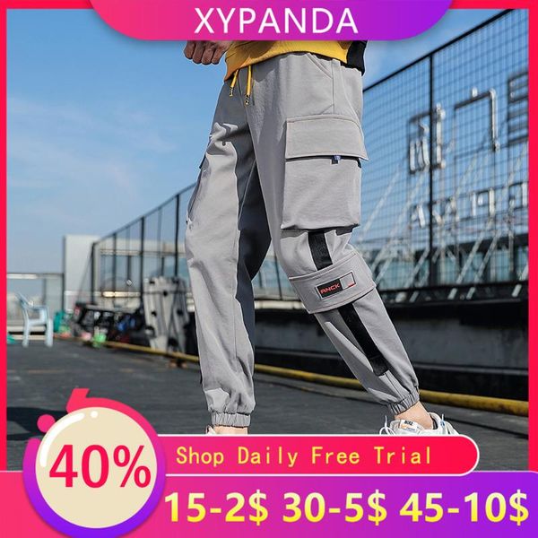men's pants xypanda cargo casual nine-point tide japanese street trend hip-hop functional overalls, Black
men's pants xypanda cargo casual nine-point tide japanese street trend hip-hop functional overalls, Black