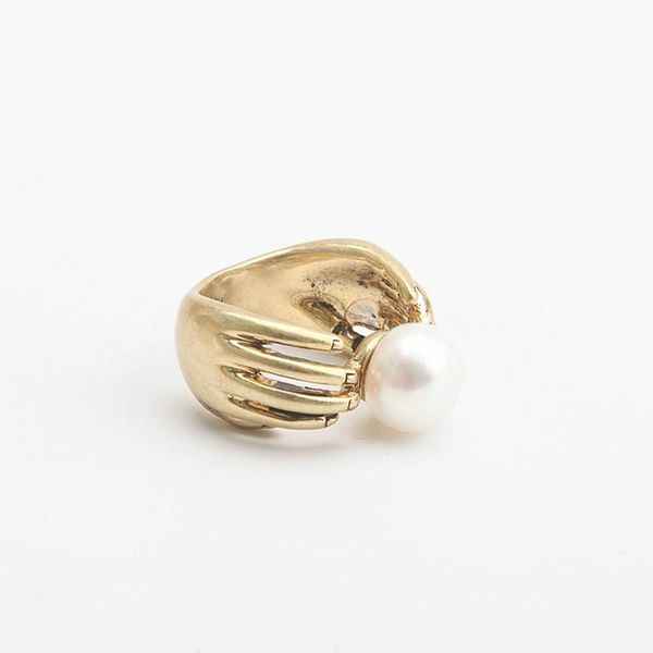 wedding rings retro ring for women vintage gold palm with pearl brass plated 18k aesthetic charm lady luxury gift jewelry accessory, Slivery;golden
wedding rings retro ring for women vintage gold palm with pearl brass plated 18k aesthetic charm lady luxury gift jewelry accessory, Slivery;golden