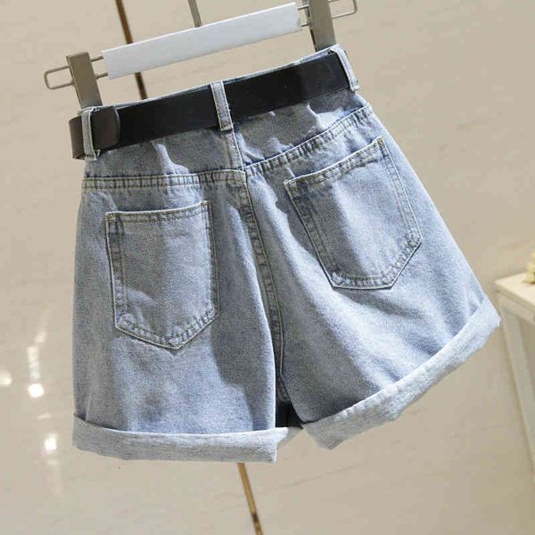 women's shorts streetwear high waist women blue denim with belt summer casual female wide leg size 2xl jeans lvxf, White;black
women's shorts streetwear high waist women blue denim with belt summer casual female wide leg size 2xl jeans lvxf, White;black