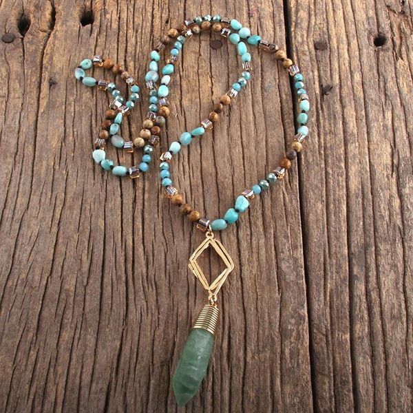 pendant necklaces rh fashion bohemian jewelry natural stones with metal mattgold links semi precious drop for women boho gift, Silver
pendant necklaces rh fashion bohemian jewelry natural stones with metal mattgold links semi precious drop for women boho gift, Silver