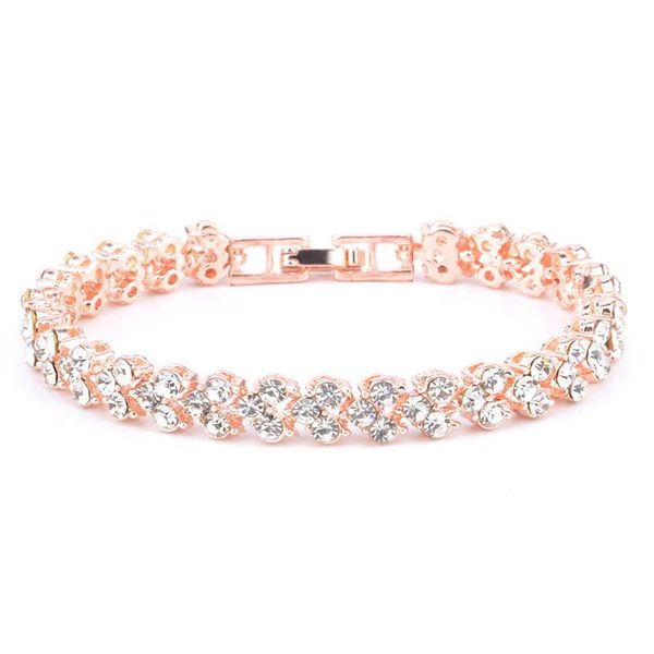 link, chain womens elegant bracelet roman style crystal diamond bracelets gifts maea99, Black
link, chain womens elegant bracelet roman style crystal diamond bracelets gifts maea99, Black