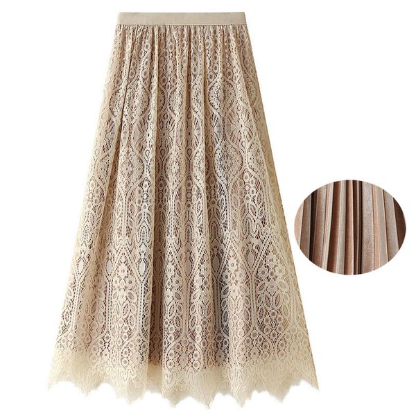 Skirts skirts Autumn Winter Two-side Wear A-line Veet Patchwork Long Pleated Skirt Spring Floral Lace Calf S I250, Black
Skirts skirts Autumn Winter Two-side Wear A-line Veet Patchwork Long Pleated Skirt Spring Floral Lace Calf S I250, Black