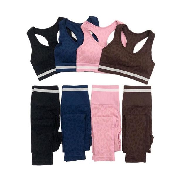 yoga outfit women's tracksuit leopard print suit high waist seamless sports leggings shockproof gathered running bra set
yoga outfit women's tracksuit leopard print suit high waist seamless sports leggings shockproof gathered running bra set