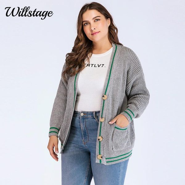 women's sweaters willstage 2021 autumn winter cardigan oversize knitted long sleeve pocket single-breasted women sweater coat loose ca, White;black
women's sweaters willstage 2021 autumn winter cardigan oversize knitted long sleeve pocket single-breasted women sweater coat loose ca, White;black