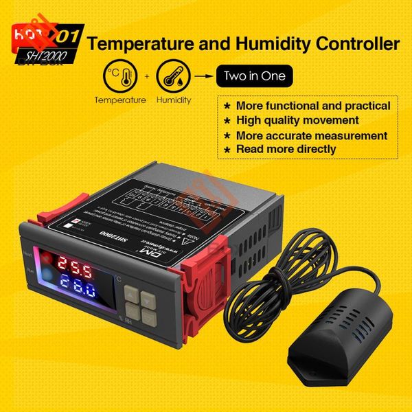smart home control sht2000 thermostat temperature humidity thermometer hygrometer humidista controller ac 110v 85-230v 10a digital display
smart home control sht2000 thermostat temperature humidity thermometer hygrometer humidista controller ac 110v 85-230v 10a digital display
