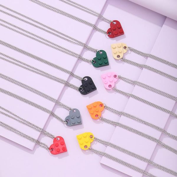pendant necklaces origin summer colorful arcylic patchwork love heart necklace for women ladies silver colour thin chain jewelry
pendant necklaces origin summer colorful arcylic patchwork love heart necklace for women ladies silver colour thin chain jewelry