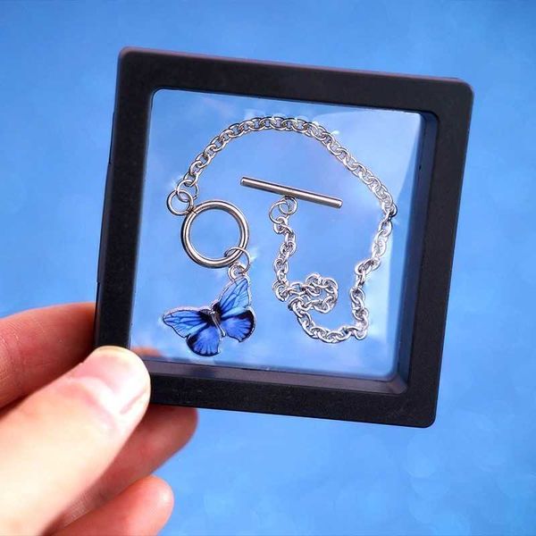 link, chain butterfly bracelet girlfriends ins super fire european and american blue word ot buckle birthday gift, Black
link, chain butterfly bracelet girlfriends ins super fire european and american blue word ot buckle birthday gift, Black
